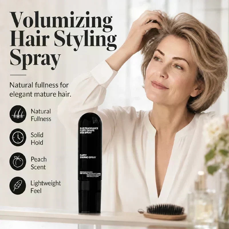 ⏳🔥LIMITED-TIME 50% OFF! ⏰Peach-Scented Volumizing Hair Spray – Instant Root Lift & All-Day Hold